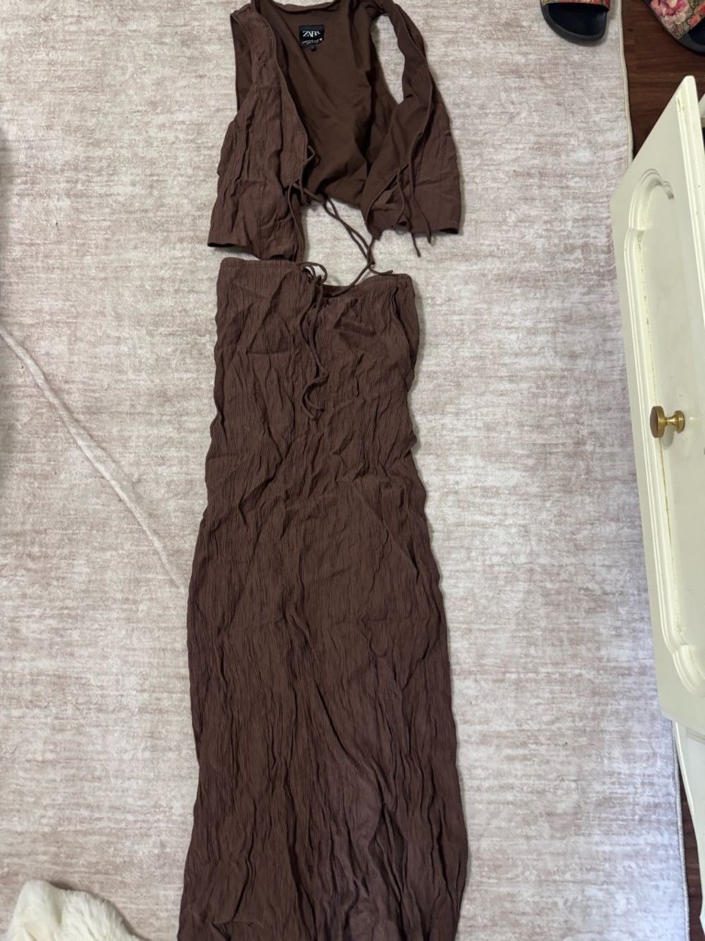 Zara 2 piece skirt set size xs - Picture 2 of 4
